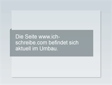 Tablet Screenshot of ich-schreibe.com